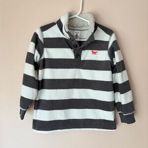 Carter's Gray and White Sweatshirt Cozy and Stylish